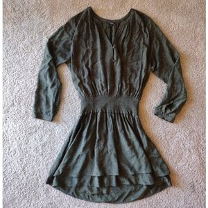 Rails Jasmine Green  Midi Dress Size L